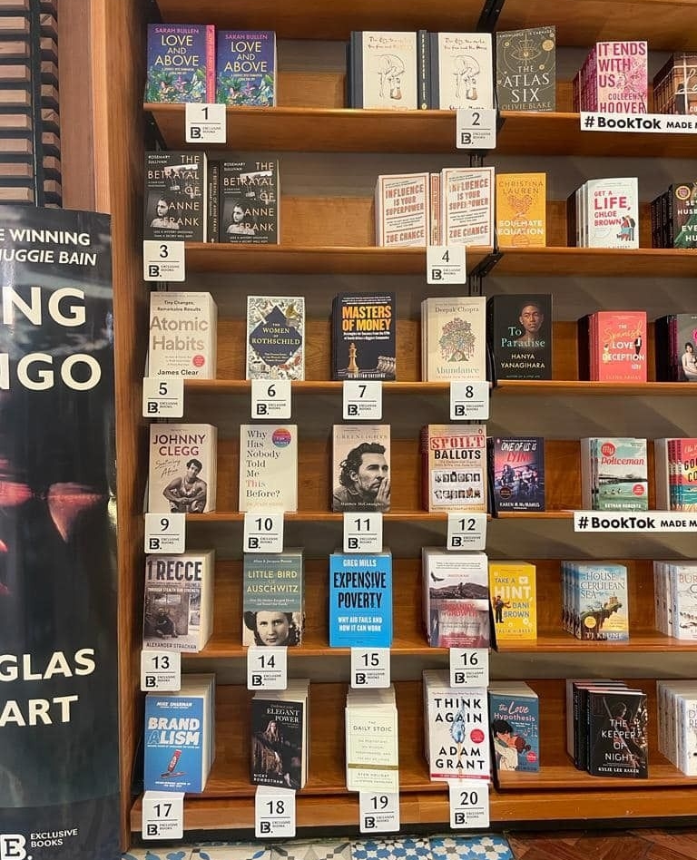 NickyRowbotham's tweet photo. A year ago today - Embrace Your Elegant Power was at number 18 on Hyde Park Exclusive Books bestseller list. So grateful for the journey 🙏🏼⁠ https://t.co/XN9Ealwzi6