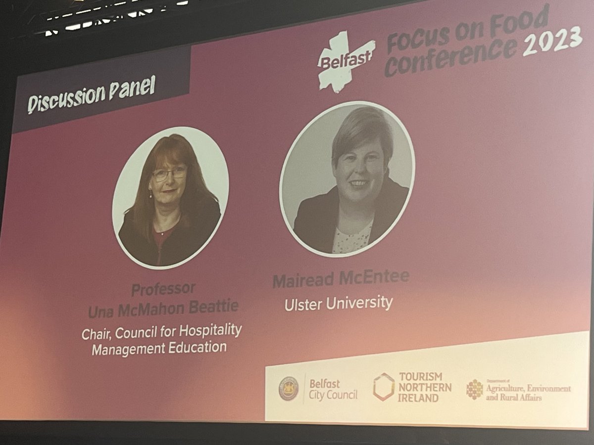 LynseyHollywood's tweet photo. “Being one of only two universities in the UK offering a BSc Culinary Arts Management programme we have a real opportunity to attract international students and promote careers in Hospitality”@mairead_mcentee @UlsterBizSchool #focusonfood https://t.co/4tGCTBu5hk