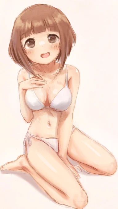 水着柚塗った 