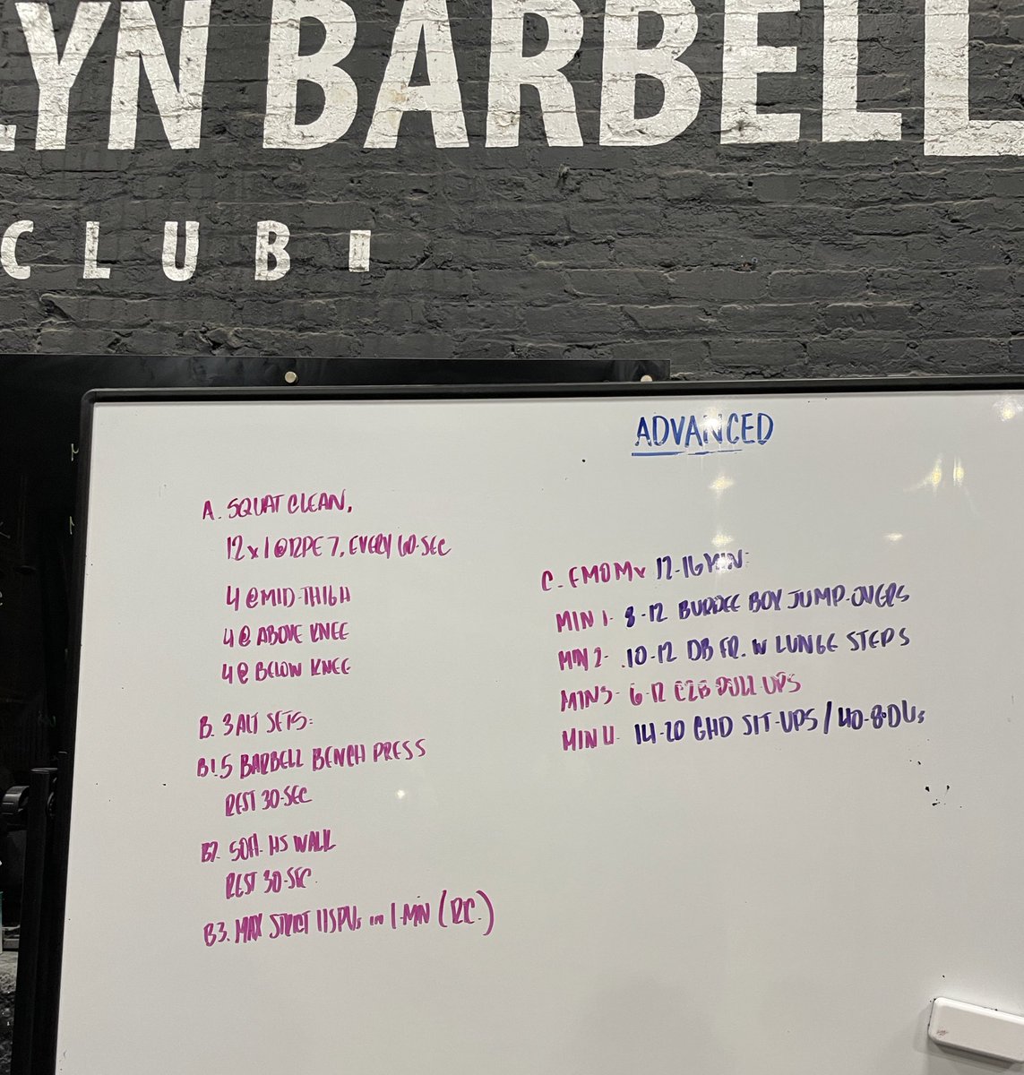 AmyWestMD's tweet photo. @CrossFitGames Age Group Qualifier Prep 🫠 #dywt #CrossFit https://t.co/7kXSNpP769