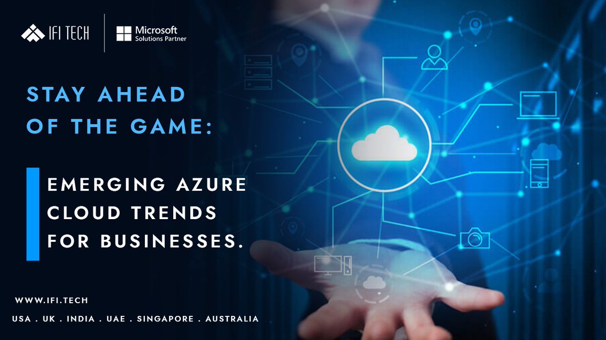 IFITech's tweet image. Learn the emerging Azure technologies to watch out for in 2023.
Head to the link below to read full article.

linkedin.com/pulse/emerging…

#IFITech #Microsoft #microsoftazure #azuretrends #cloudcomputingtrends #cloudcomputing