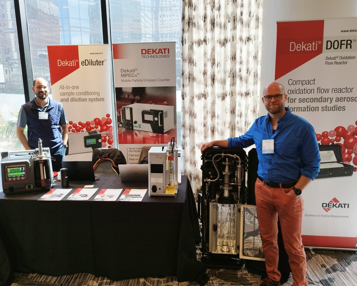 Sunny Greetings from Long Beach, CA, where the brand new Dekati® DOFR™ Oxidation Flow reactor is stealing the show at the 33rd CRC Real World Emissions Workshop. Come by the <a href="/DekatiLtd/">Dekati Ltd</a> and Particle Instruments LLC booth to hear more about our #particle #emissions solutions.