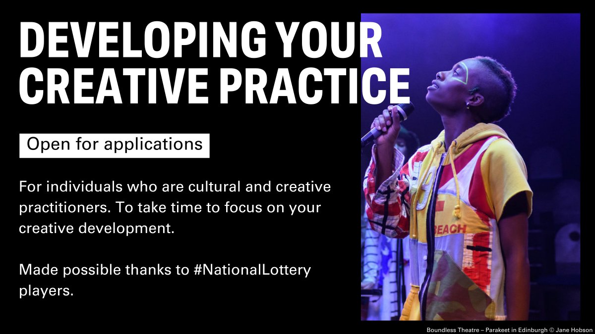 ace_national's tweet image. Developing your Creative Practice is now open for applications 📢

For cultural and creative individuals who want to take time to focus on their development. 

Find out what we can support and how to apply &amp;gt; artscouncil.org.uk/DYCP
