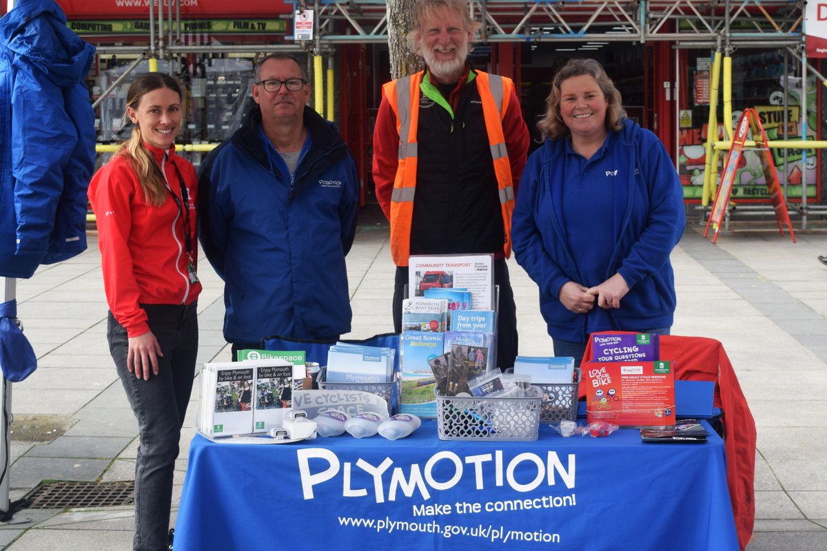 Plymotion (@plymotion) on Twitter photo What a great turnout at last week’s connect Plymouth event 🚗 🚴. It was great to speak to you about active and sustainable travel.
<a href="/plymouthcc/">Plymouth City Council</a> <a href="/CyclePSSP/">PSSP Cycle Training</a> @sportplymouth
#activetravel #plymouth What a great turnout at last week’s connect Plymouth event 🚗 🚴. It was great to speak to you about active and sustainable travel.
<a href="/plymouthcc/">Plymouth City Council</a> <a href="/CyclePSSP/">PSSP Cycle Training</a> @sportplymouth
#activetravel #plymouth