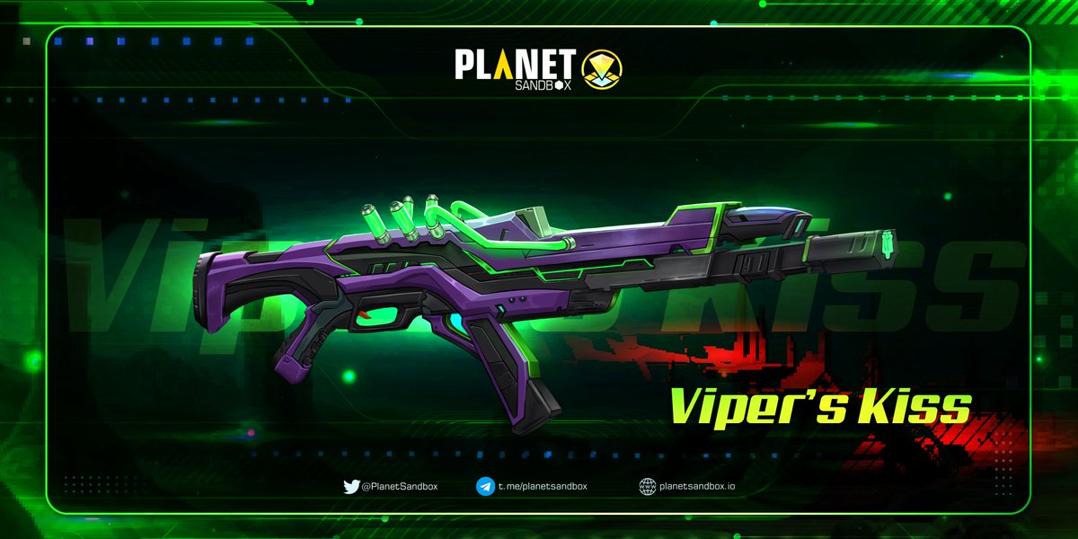 PlanetSandbox's tweet photo. Dominate the game with Viper's Kisses, the most popular and powerful epic #NFT

Its deadly poison, rarity, and stunning design make it a must-have for serious players. Get yours now at: https://t.co/rumCj23HRi and take your gaming to the next level!

#PlanetSandbox #GameFi #Web3 https://t.co/lUfK8MSz6I