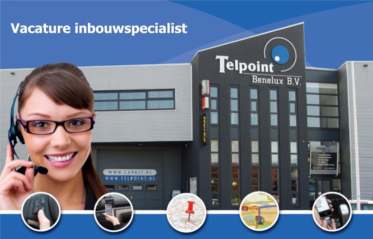 Vanwege onze continue groei zijn wij met spoed op zoek naar nog een leuke collega inbouwspecialist auto-elektronica.

Kijk voor meer informatie ook op onze website: telpoint.nl/vacatures/ 

#hiring #vacature #telpoint #inbouw #automotive #team