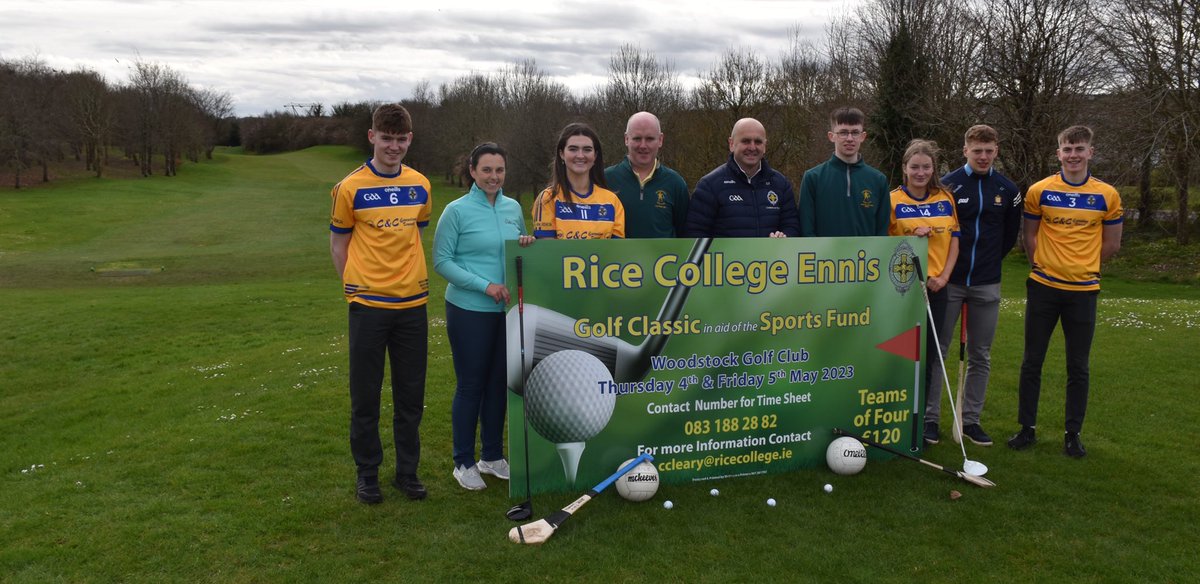 RiceCollegeNews's tweet photo. Great day at the launch of the Rice College Golf Classic! Looking forward to the 4th and 5th of May, keep eyes peeled on our social media channels over the next few weeks as we were busy at our launch day ⛳️#claregaa https://t.co/2Fp7VfzTO0