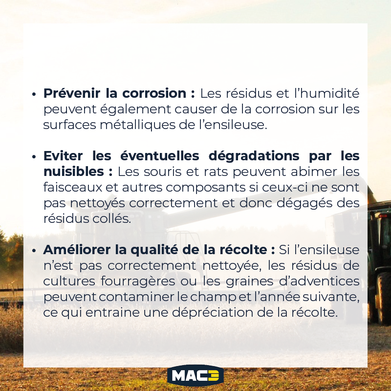 MAC3_Pneumatic's tweet photo. 🌾 Dans quelques mois la période de l’ensilage va commencer.

🚜 Un conseil pour bien entretenir votre ensileuse ? La nettoyer entre chaque utilisation

Pourquoi ? 🤔

MAC3 vous dit tous 🔽 https://t.co/5priJ5hEmS