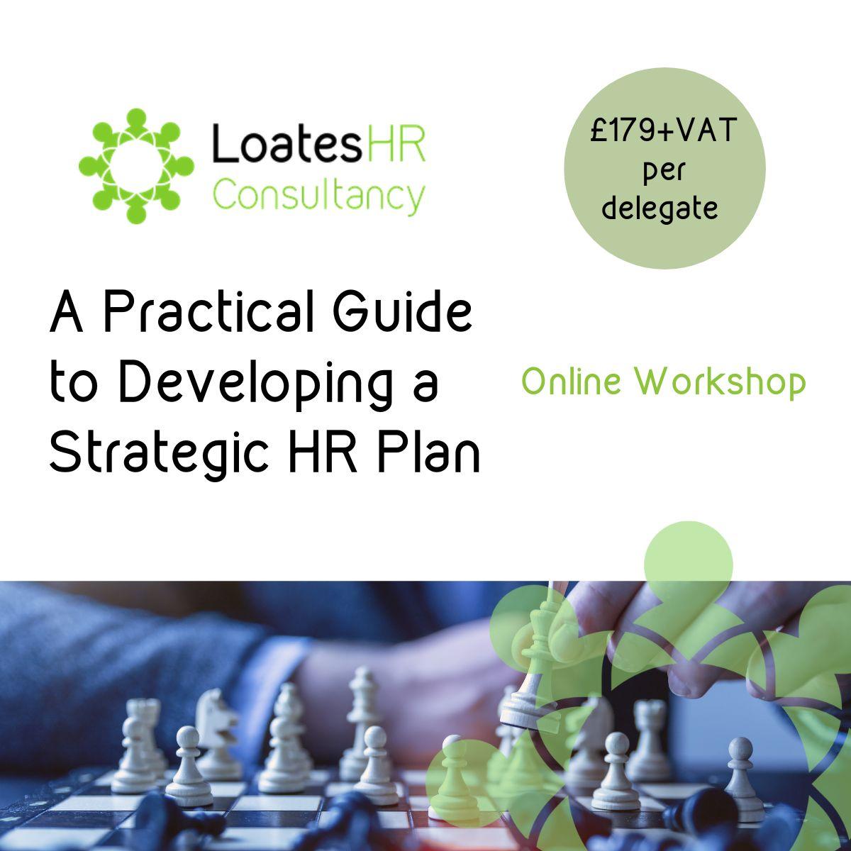 Boost your HR knowledge and take your business strategy to the next level - join us for our online training course 'A Practical Guide to Developing a Strategic HR Plan' on Wed 10 May 2023 🤩 #HRStrategy #HRPlanning #BusinessStrategy #HRSuccess 🤝 bit.ly/3y08gYf