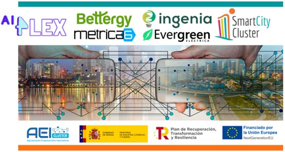 bettergy's tweet photo. #Bettergy #e3ingenia @EvergreenLuz y @Metrica6 seguimos avanzado en el desarrollo del proyecto AI4FLEX una plataforma #digital dirigida a empresas #comercializadoras de energía y #agregadores independientes. Gracias @smartcityclust por vuestra ayuda. Nos apoya @mincoturgob
#AEI https://t.co/uPNfqUjWRh