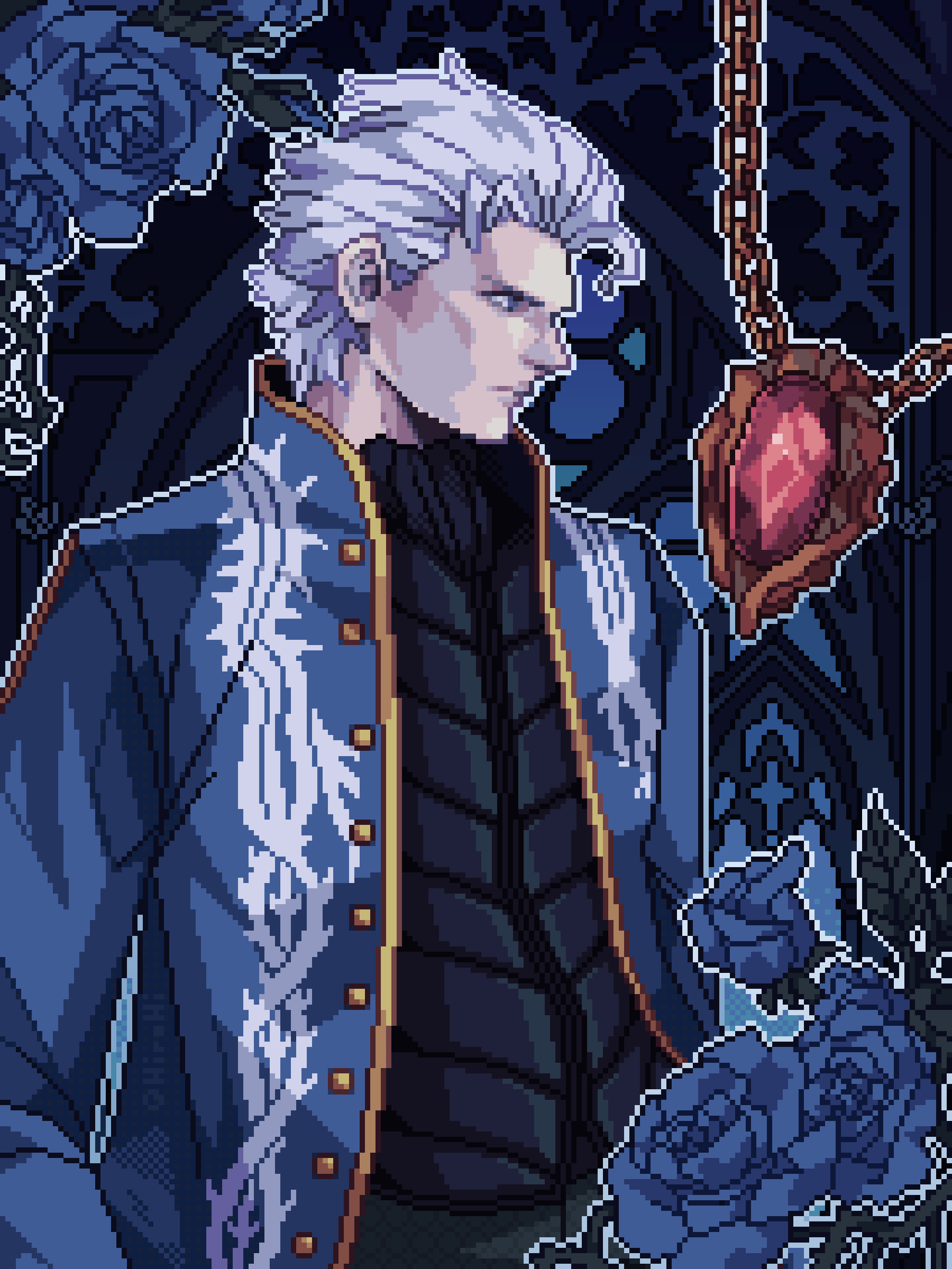 Daily FanArt on X: ‣ Vergil ˃ Devil May Cry ············ Source:    / X