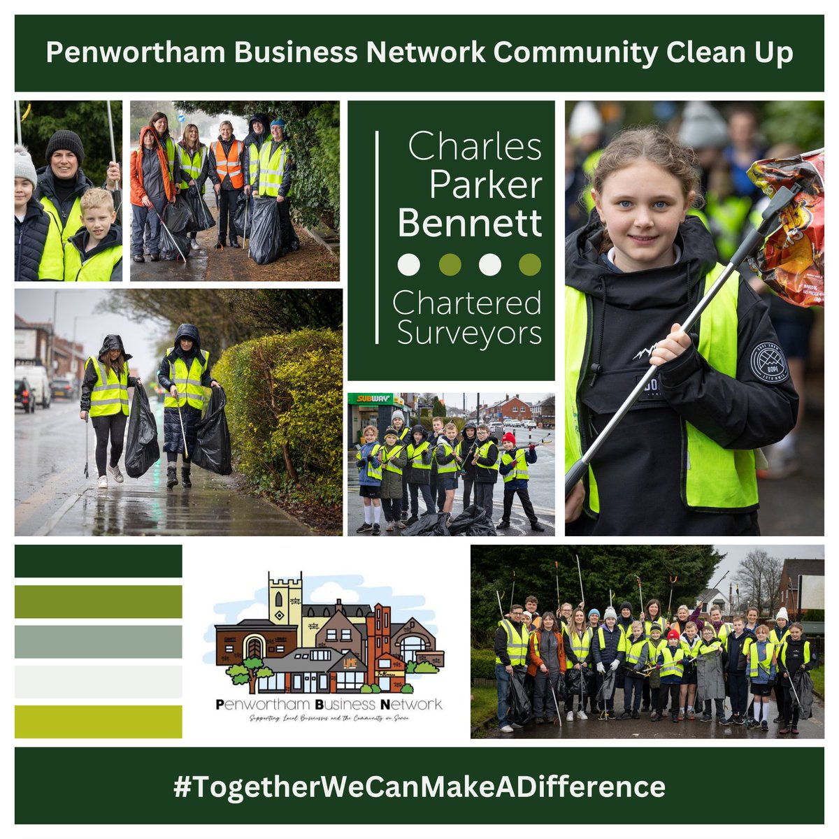 We pride ourselves on getting involved with local community networks and at the start of 2023 Mel from our Preston office reached out to Penwortham Business Networking group.  First event - Community Clean Up.

#CommunityPride #TogetherWeCanMakeADifference #CharlesParkerBennett