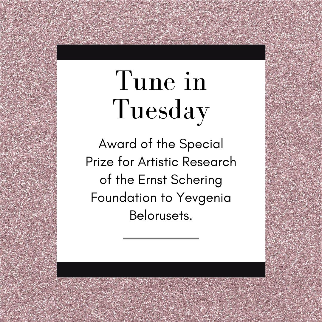 🔔 WAF Tune in Tuesday 🔔

Award of the Special Prize for Artistic Research of the Ernst Schering Foundation to Yevgenia Belorusets on Feb. 23, 2023, in the German Bundestag.

@scheringstiftung
#scheringstiftung #artnews#worldartfoundations #waf #waftuneintuesday