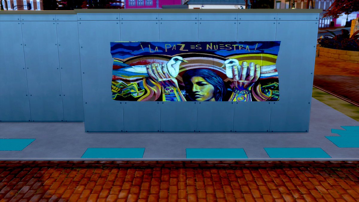 jaythesimmer's tweet photo. Yes I’m excited over graffiti 😂 I’m sure it’s easier to others but it took me awhile 5 hours …💀😂 these three beautiful pieces are from the beautiful and colorful streets of Bogota Colombia 🇨🇴 my first cc 🥹 these will be released with tons more soon! #myfirstcc #thesims4 #ts4 https://t.co/PhuEQhiHJT