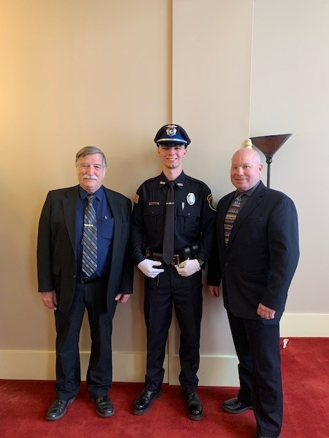 Congratulations to James Kilduff IV! James graduated on Friday from the Boylston Regional Police Academy’s 31st Recruit Officer Class. He started his department orientation and field training on Saturday. Chief Gerard L. Daigle &amp; Lieutenant James M. Russell attended the ceremony.