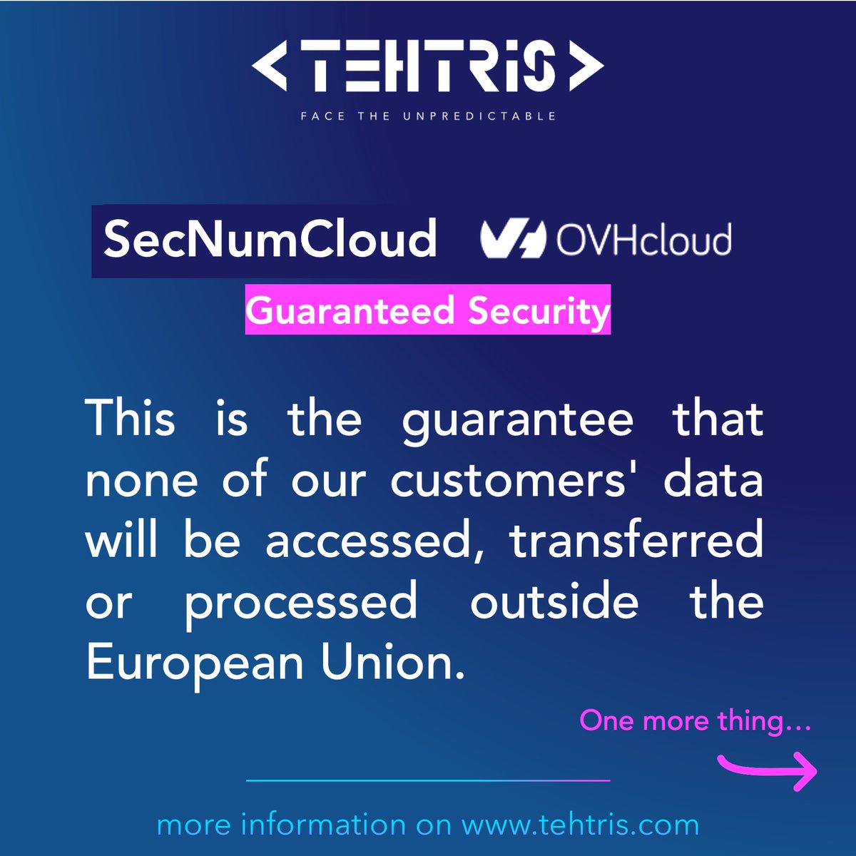 tehtris's tweet photo. TEHTRIS XDR automatically detects &amp; neutralises #ransomware attacks and unusual behaviour in real time. As a European trusted third party 🇪🇺, it guarantees total control of your #data. Security &amp; Ethics by Design, sovereign by nature.

#cybersecurity #sovereignty #LaREFnum23 
4/8 https://t.co/lhdWlrECik