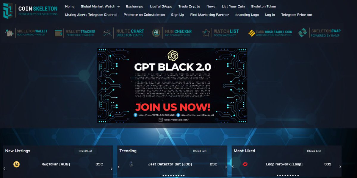 Blackgpt2's tweet photo. 🔈UPDATED OUR ADS BANNER ON SKELETON BOT IS ALREADY UP CHECK IT OUT🫡

https://t.co/uYgAFV5Nrh https://t.co/lcuczI28DY