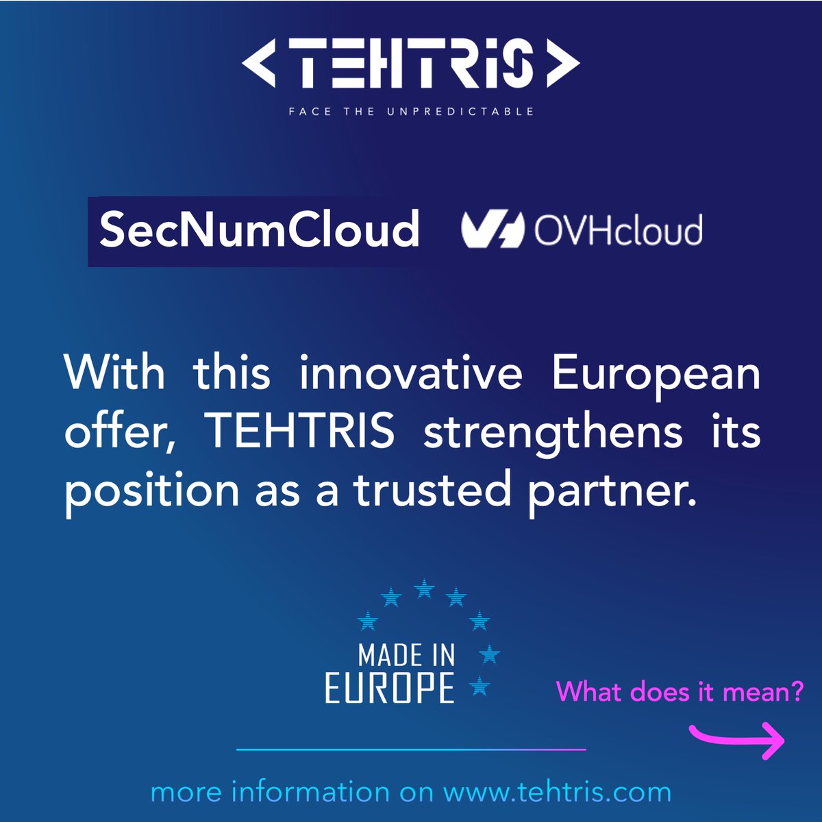 tehtris's tweet photo. TEHTRIS thus anchors its position as a European 🇪🇺 trusted third party against cyber espionage and sabotage and any attempt to access the #data of companies and administrations.

#cybersecurity #sovereignty #LaREFnum23 
6/8 https://t.co/GPoj3Vl5Wg
