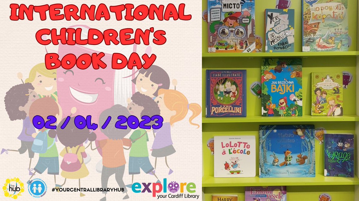 International Children's Book Day is on 2nd April. We have a range of children's books in different languages to help inspire a love of reading. 
Why not register for a library card today? 
wales.ent.sirsidynix.net.uk/client/en_GB/c…
#internationalchildrensbookday #books #reading #lovelibraries