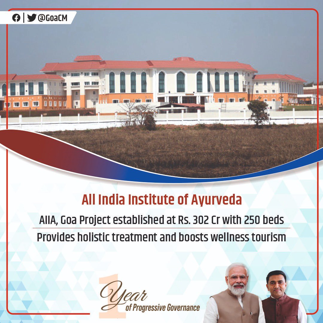 goacm's tweet photo. The Government of Goa is committed to Infrastructure Development, Good Governance and Human Development in the state.
The commitment to Antyodaya, Atmanirbhar Bharat-Swayampurna Goa is reflected in the work and shall continue in the future.
#1YearofProgress https://t.co/n8LkpYJodi