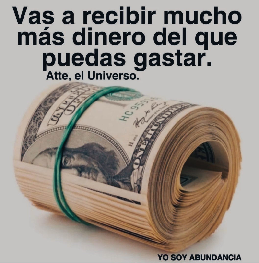 🙏✨🌟Tip Abundancia🌟✨🙏

DECRETA: ASÍ ES

Recuerda que sentirse así es clave.

✨Hecho Está✨

🌟Acuérdense de darle a la campanita en mi perfil 👉🔔 para asegurarse que puedan ver mis tweets y Seguirme🌟