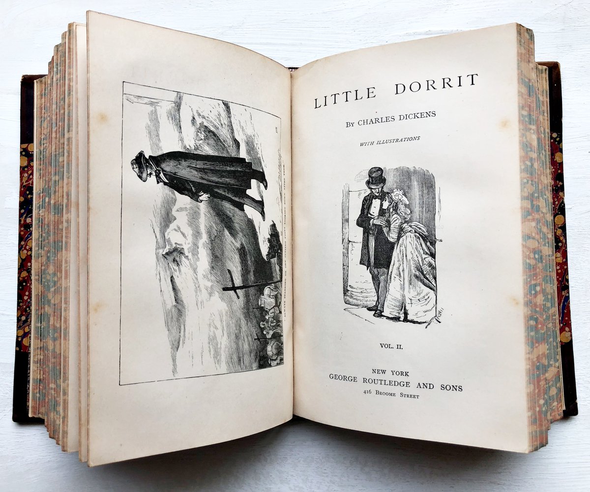 #LittleDorrit by #CharlesDickens - #Illustrated by the #Dalziel Brothers - #Antiquarian #classic #book  in Very Good Condition #Dickens #goodreads #antiques --->>>  etsy.me/3Zhc5m8 via @Etsy
