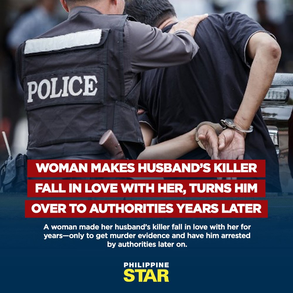 PhilippineStar's tweet photo. STRAIGHT OUT OF A MOVIE 🤯

Determined to avenge her husband’s death, the widow made the smart move of getting in touch with the man to know him on a deeper level and make him fall in love with her. | via PhilSTAR Life

RELATED: https://t.co/Q7MZ4QNrE4 https://t.co/5AF6mBHXvW