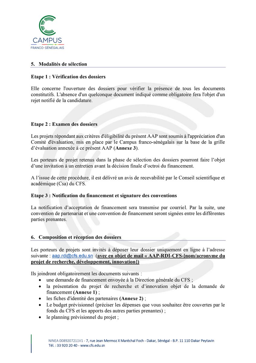 Université Rose Dieng France-Sénégal (Ex CFS) tweet media