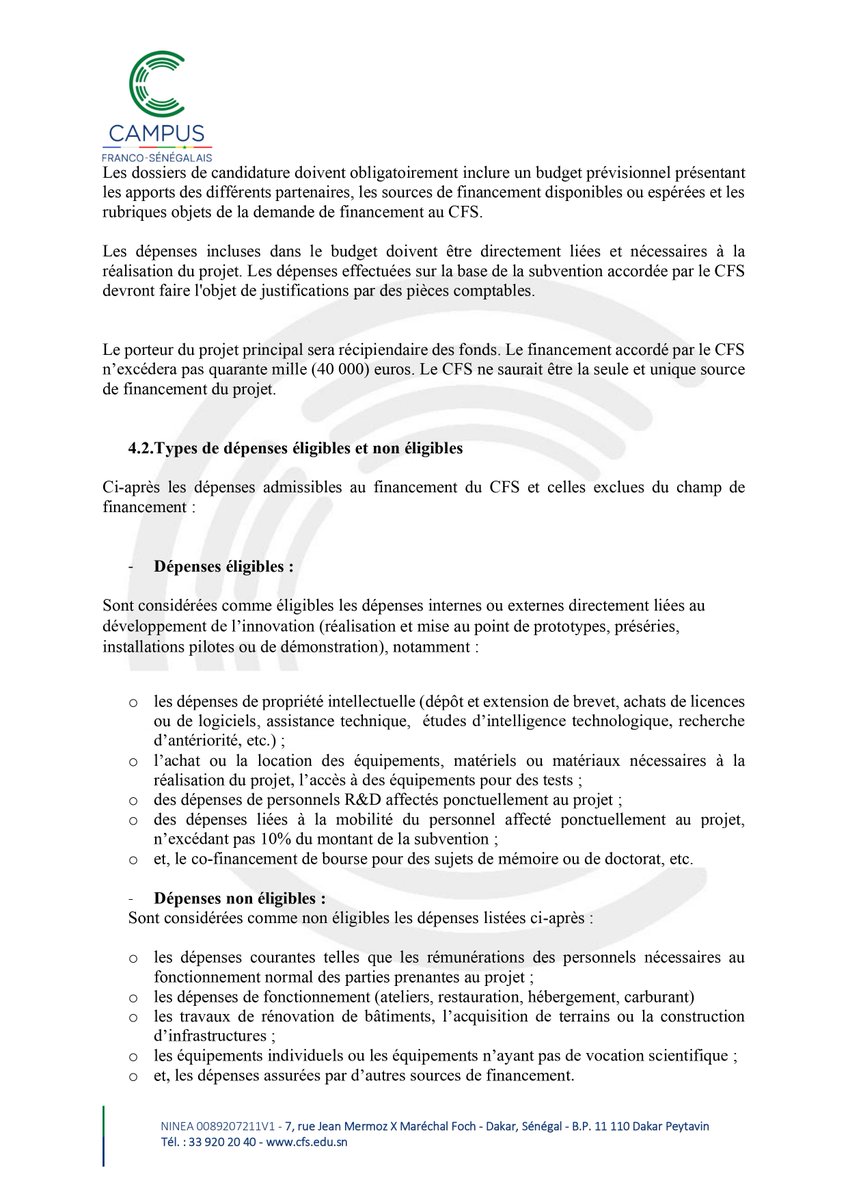 Université Rose Dieng France-Sénégal (Ex CFS) tweet media