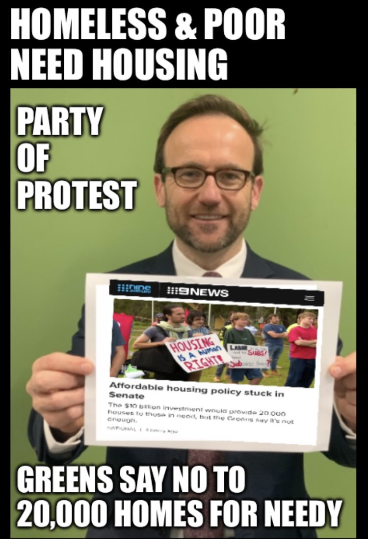 LyndaFrench19's tweet photo. Over 20,000 families are missing out on #housing while #Greens once again, say it is not enough. #ProtestParty #GreensFail #Homeless #Centrelink #Construction #Senate
https://t.co/MrpBYpAekO https://t.co/OBLNeoAvxD