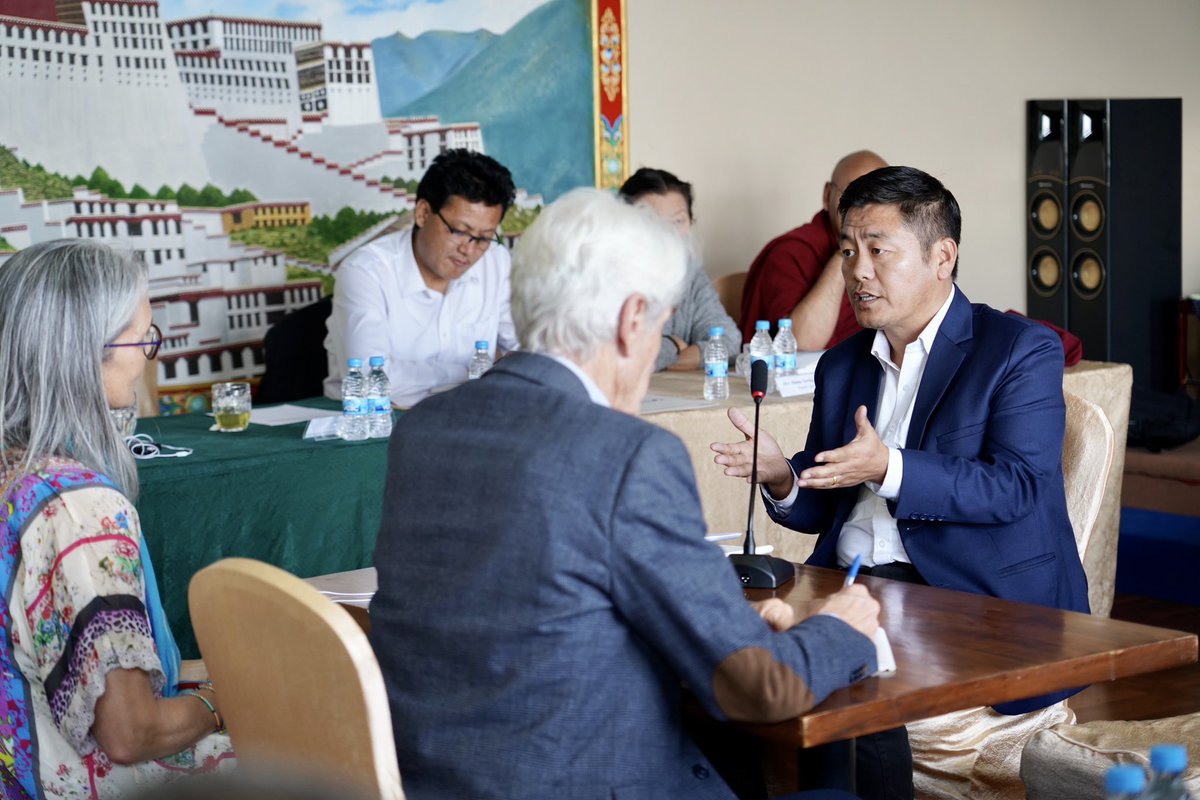 Tibparliament's tweet image. They also practiced using and correcting language and misconceptions in frequently encountered scenarios and had presentations on the #MiddleWayApproach (#MWA).