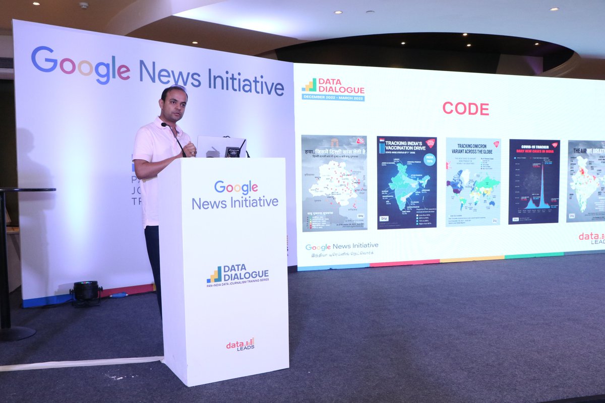 data_LEADS's tweet photo. Our trainers, experts in their fields took the center stage to walk us through data and its influence in storytelling of gender, health, budget at #DataDialogue @GoogleNewsInit
@MePiyush @RuchiraSen67 @drapjtweets @johnraja
#DataJournalism https://t.co/xPoEIJbaG0
