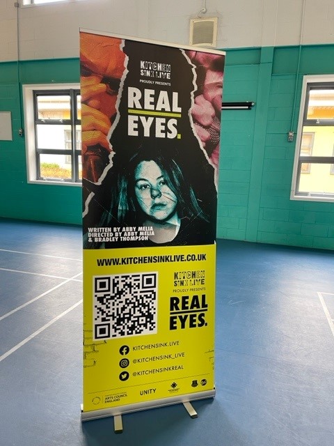 🎭 Over 1,200 students from our #PLInspires programme watched an amazing production performed by <a href="/KitchenSinkReal/">Kitchen Sink Live</a>. 

💙 The production, called 'Real Eyes', is a true story that raises awareness on the topic of domestic violence. Students were also treated to a beatboxing workshop