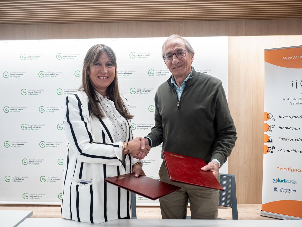 Asociación Española Contra el Cáncer Zaragoza (@contracancerzgz) on Twitter photo Junto al <a href="/IISAragon/">IIS Aragón</a> ponemos en marcha una Unidad de Investigación en terapias avanzadas para tratar distintos tipos de cáncer.
Este proyecto se pone en marcha gracias a la donación póstuma de la zaragozana Clementa Soria, que legó 1,9 millones de euros. <a href="/GobAragon/">Gobierno de Aragón</a> Junto al <a href="/IISAragon/">IIS Aragón</a> ponemos en marcha una Unidad de Investigación en terapias avanzadas para tratar distintos tipos de cáncer.
Este proyecto se pone en marcha gracias a la donación póstuma de la zaragozana Clementa Soria, que legó 1,9 millones de euros. <a href="/GobAragon/">Gobierno de Aragón</a>