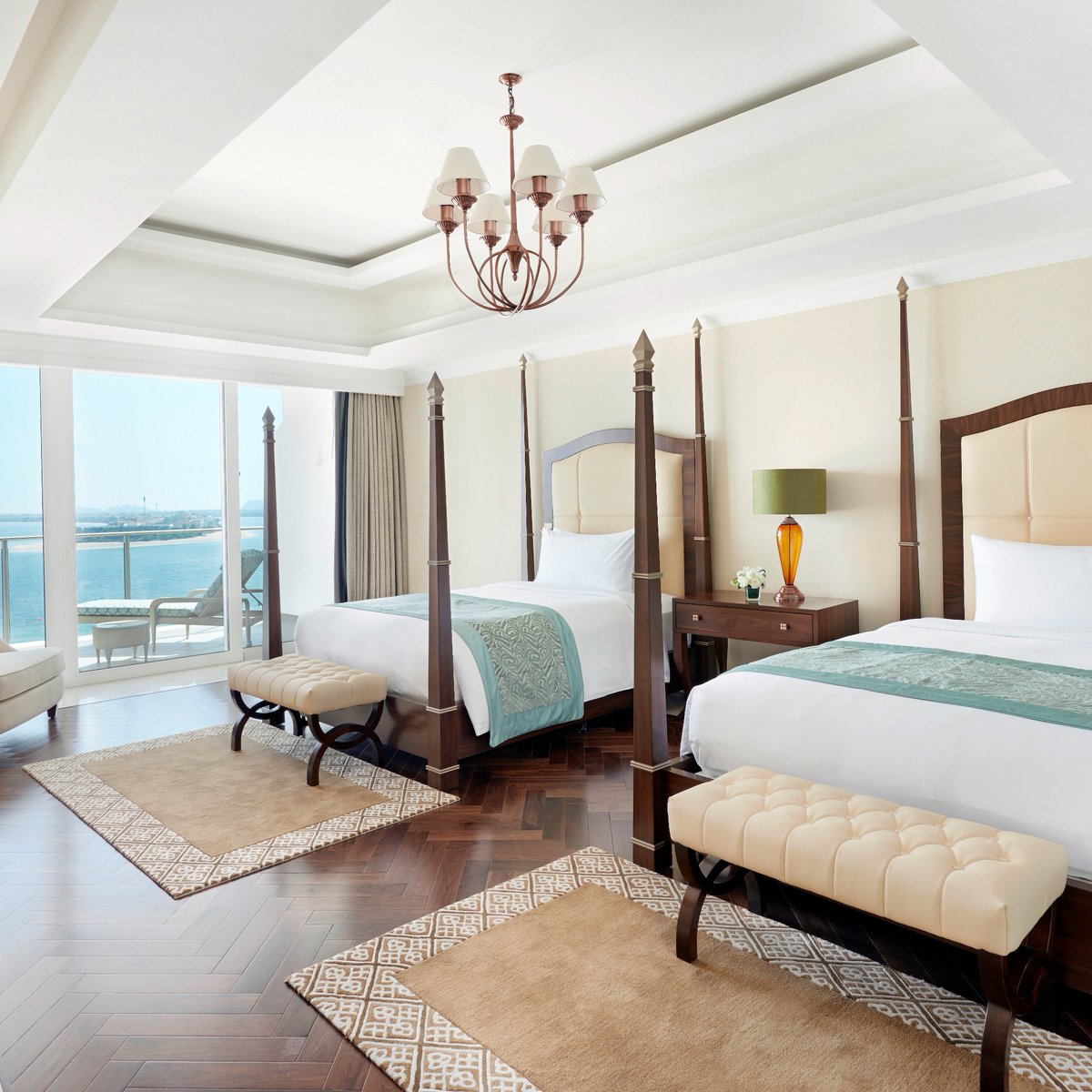 WaldorfDubai's tweet photo. Two is always better than one… 
Designed with neutral hues that blend in with the nature that surrounds our beautiful #resort, our #twin #rooms and #suites offer the perfect space for those with families or those travelling in a group, after a long day of fun. https://t.co/fzRQVbimBa