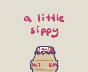 wrapping up the zine I'm compiling for doujima uwu11 yakult buildings with a few bonus doodles~ 