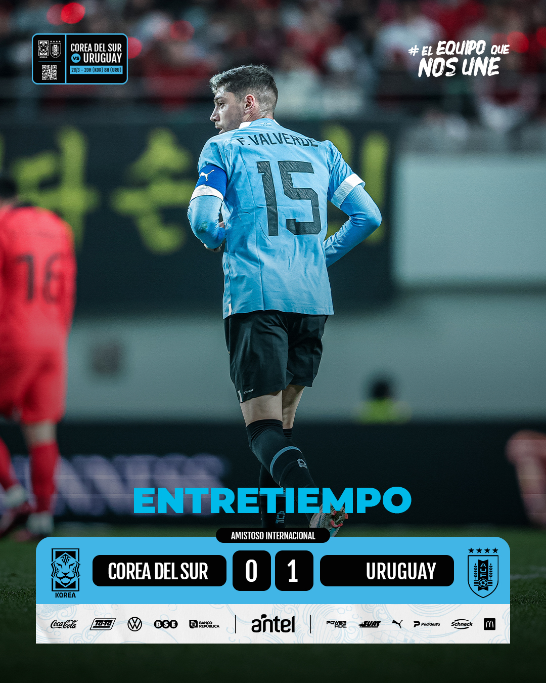 AUF - Selección Uruguaya de Fútbol - ⏸️ 𝙁𝙄𝙉𝘼𝙇 𝘿𝙀𝙇