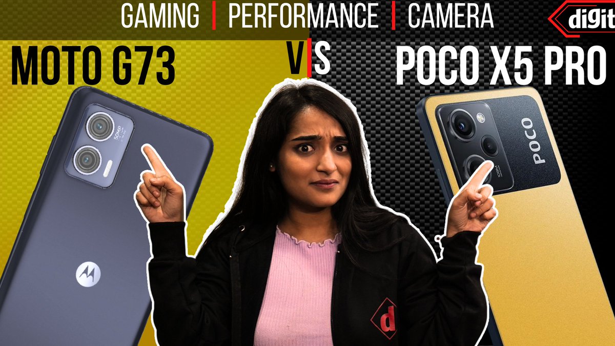 dhriti_datta's tweet photo. Compared the Gaming and Camera performance of the Moto G73 and Poco X5 Pro! Very interesting results, indeed. Spoiler alert: Moto G73 is tremendous value for money, IMO!

Watch my comparison here: https://t.co/34fAZuq0qk https://t.co/l7QKrku71f