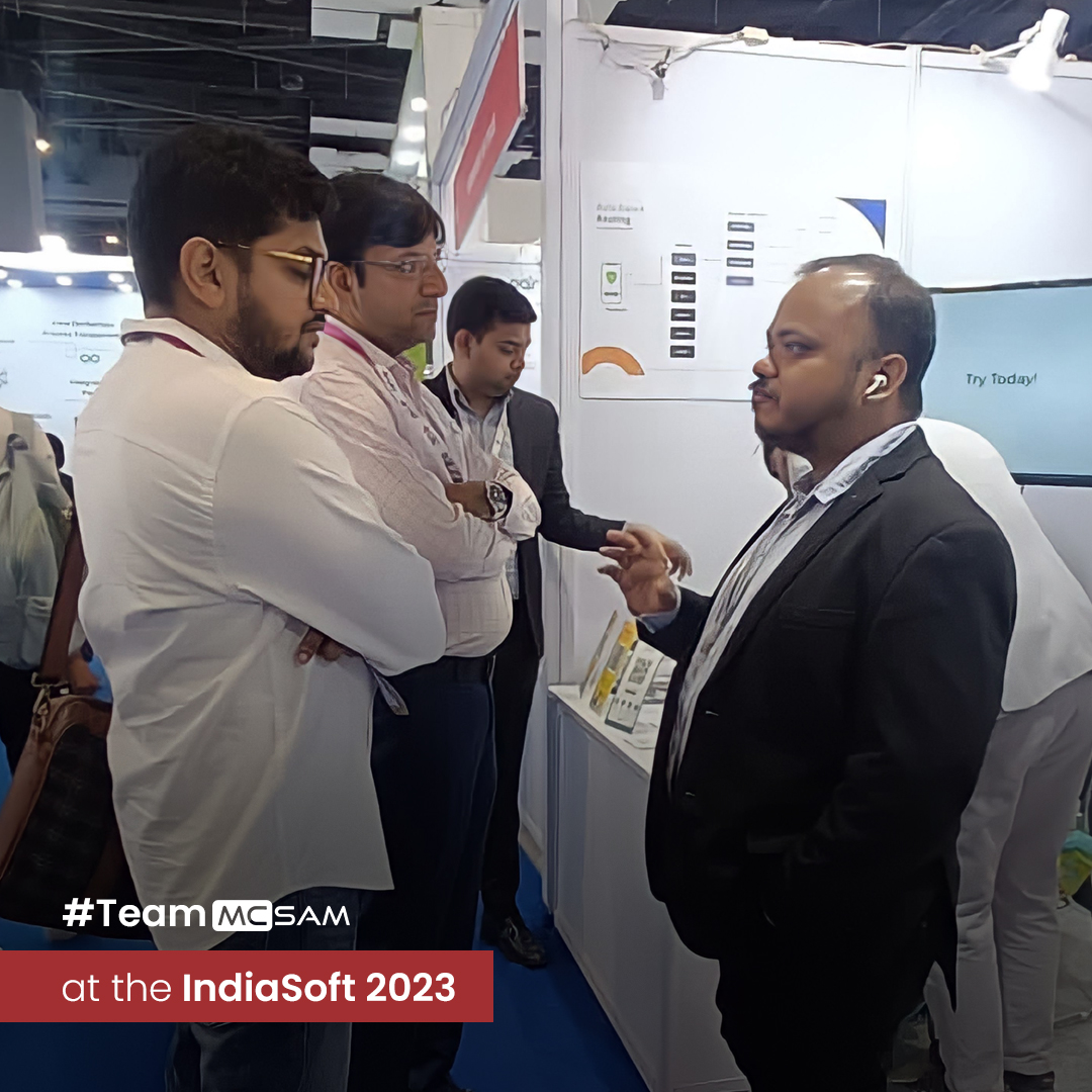team_mcsam's tweet photo. Let's take a glimpse into the highlights of #Day2 at IndiaSoft 2023, where MCSAM had the honor of sharing valuable insights and exchanging ideas on the latest technology trends and innovations with industry leaders.
#MCSAM #Paytring #IndiaSoft2023 #IndiaSoft #ESC https://t.co/WMryetbioK