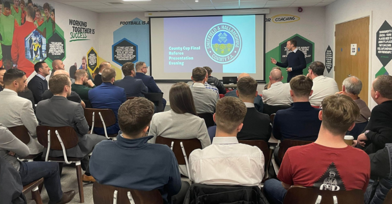 SHCFA's tweet photo. 𝗡𝗘𝗪𝗦  🗞️ | Match Official appointments confirmed for 2022/23 County Cup finals!

Congratulations and the best of luck to all match officials 👏

The full list of appointments can be viewed here ⬇️
