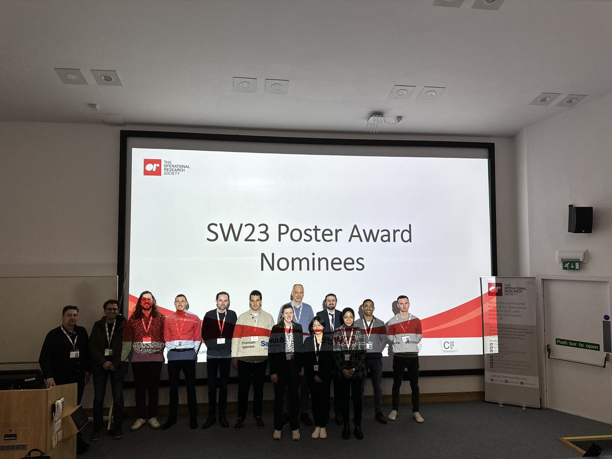 Laura Boyle (@lboyle_) on Twitter photo Well done to the #sw23 poster presenters on their excellent talks! <a href="/TheORSociety/">The OR Society</a> <a href="/ORS_Res/">OR Society Research and Publications</a> Well done to the #sw23 poster presenters on their excellent talks! <a href="/TheORSociety/">The OR Society</a> <a href="/ORS_Res/">OR Society Research and Publications</a>