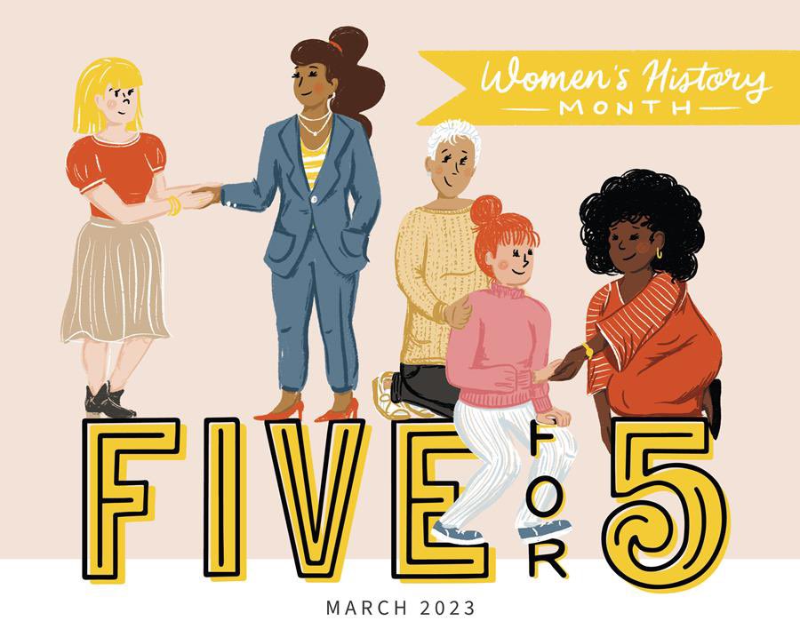 Jay_Winkler's tweet photo. Idea Lab Digital @idealabmktg is celebrating #WomensHistoryMonth with a special issue of #FiveFor5 featuring this illustrated masthead by ILD art director, Jessica Baskin. Read more to learn how women-led businesses inspire us:
https://t.co/Ue7QXqLK6X https://t.co/0ETgdJffNe