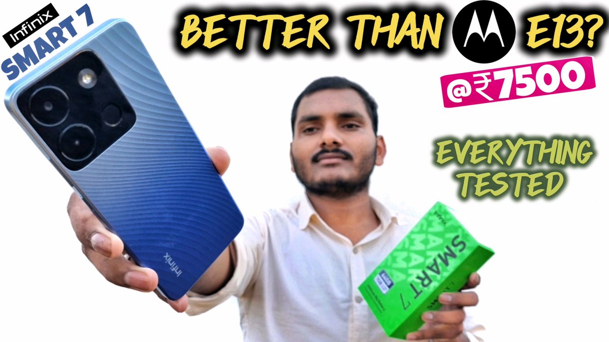 RoyalTechPro's tweet photo. Is #smart7 is better than #motoe13 Find now on YouTube🙏😊
Link : https://t.co/8fbPZ5pNid https://t.co/vUnfzmcJov