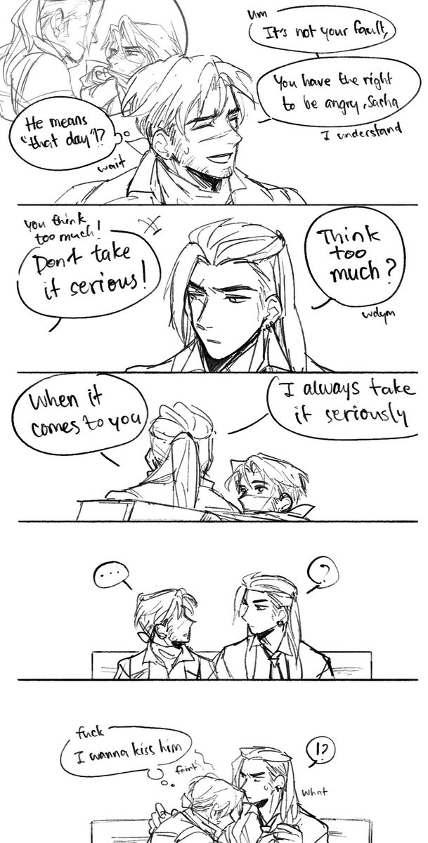 (Sketch) Cypher can't stop loving him and he won't.

#cysova 