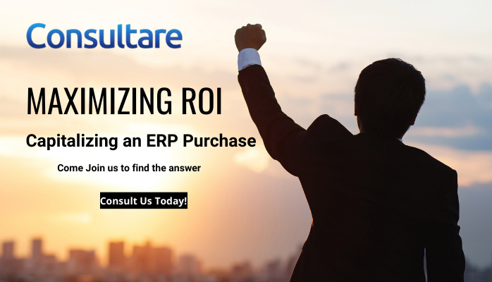 ConsultareSAP's tweet photo. Wondering whether you can capitalize an ERP purchase? Consultare breaks down the criteria for capitalization and the benefits of doing so in their latest blog post. Check it out https://t.co/IbXuXYQuTM #ERP #capitalization #finance #accounting #consultare https://t.co/opMyaqVITH