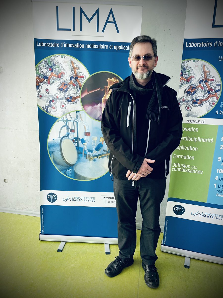 Blanchard_Lab's tweet photo. 1st lecture of the Alsatian Tour of @CYL_Lab @USherbrooke in @UHA68 today. Great talk with exciting mechanistic investigations ! thanks to @BizetVincent as the local host. @HyperIodine @LIMA_UMR7042 https://t.co/2QTagwfJl6