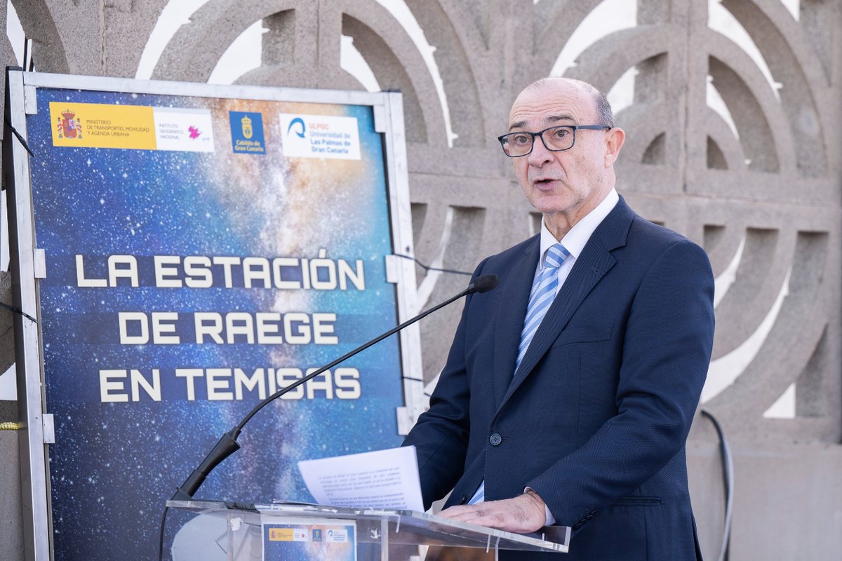 IGNSpain's tweet photo. @GranCanariaCab @mitmagob 📡 La estación geodésica se empezará a construir a finales de 2023 y comenzará a estar operativa en 2025.
El director general de IGN, Lorenzo García, ha expresado la satisfacción del IGN por haber conseguido combinar el último emplazamiento que faltaba para completar la #RAEGE. https://t.co/lfFyQuojPW