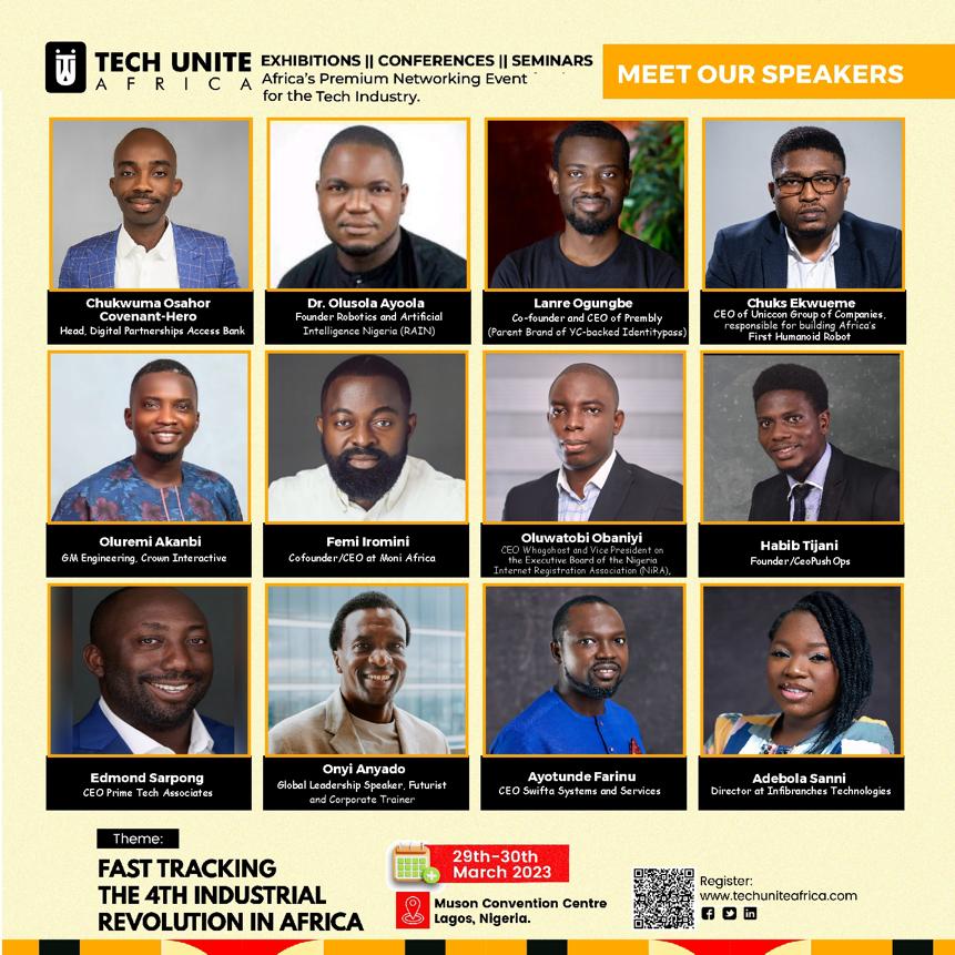 Infibranchesng's tweet image. Theme: Fast-tracking the 4th Industrial Revolution in Africa.
Date: Wednesday, 29th March, 2022
Venue: Muson Convention Centre, Lagos
Register at forms.office.com/Pages/Response…
#Swifta #swiftacloud #Google #GoogleWorkspace #GoogleCloud #Tech #techtalent #Techtalent4Hire #Recruitment