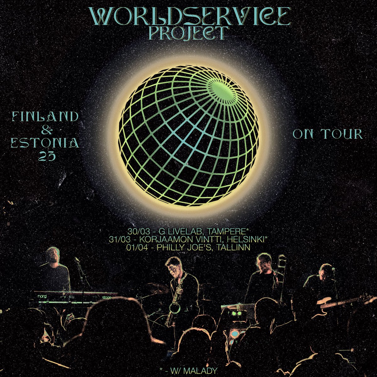 Can’t wait to play some shows in Finland and Estonia this week.

Catch us at <a href="/glivelabtampere/">G Livelab Tampere</a>, @korjaamonvinti, #KorjaamonVinti and <a href="/pj_tallinn/">Philly Joe's Tallinn</a>. 

#finland #estonia #helsinki #tallinn #tampere #worldserviceproject