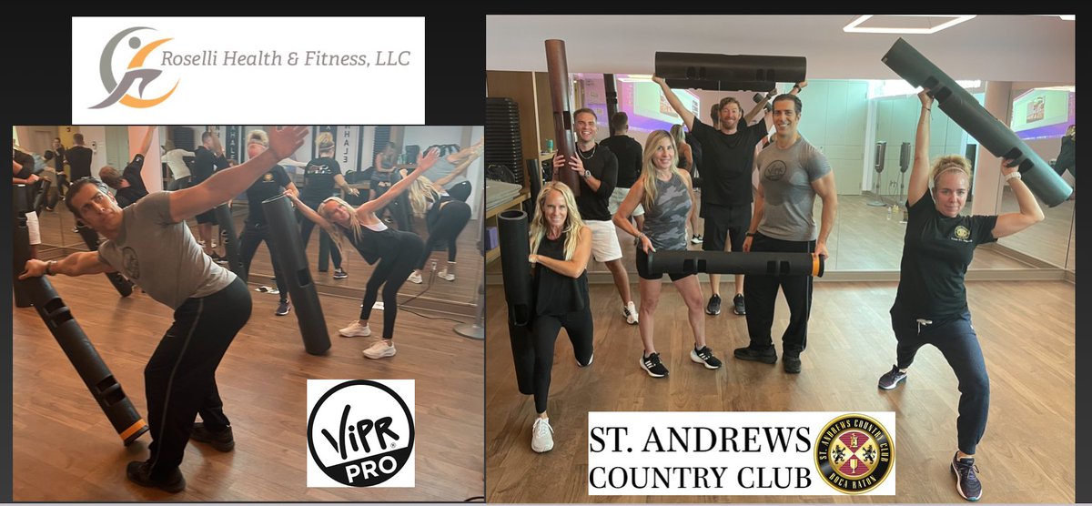 Recently enjoyed putting these trainers at @standrewscc through some @ViPRPro education.  Its a pleasure exposing like-minded and/or open-minded professionals to the benefits of loaded movement training.  #ViPRPRO #FitnessEducation #StAndrews #SoFlo